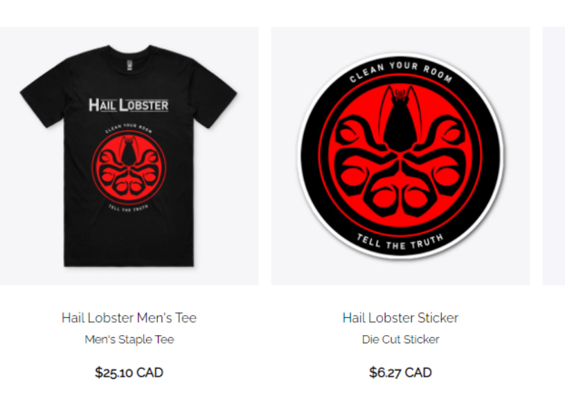 Hail Lobster Jordan Peterson Pirates & Princesses