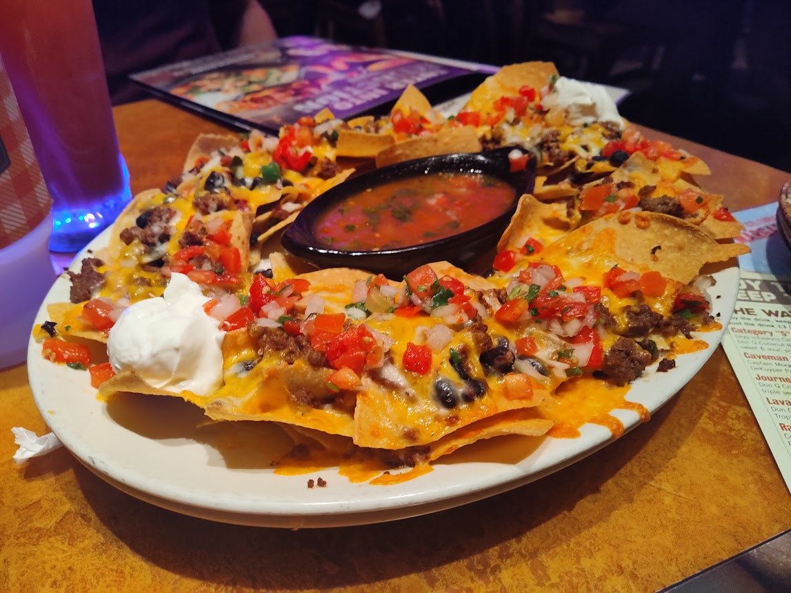 nachos Appetizers at TRex Café Pirates & Princesses