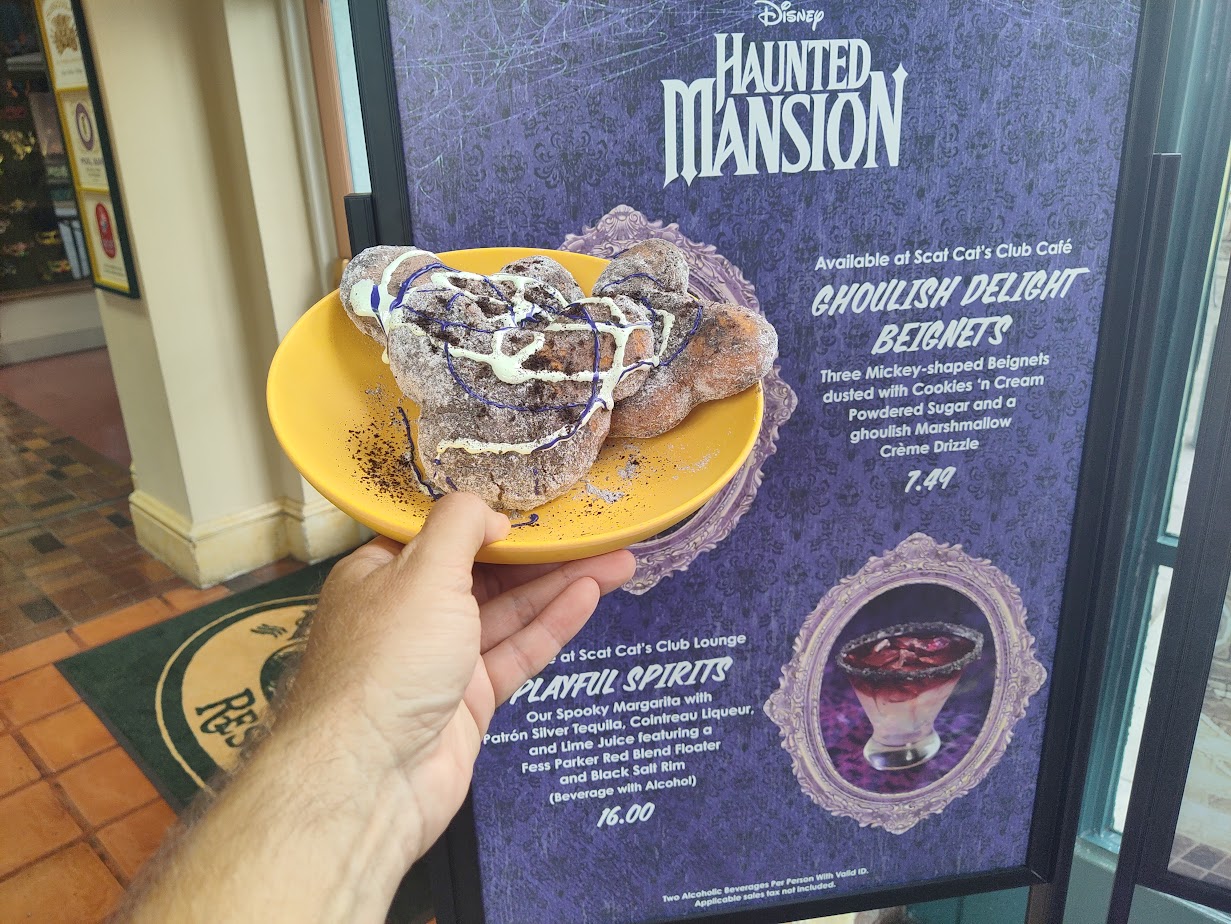 ghoulish delight beignets  Pirates & Princesses